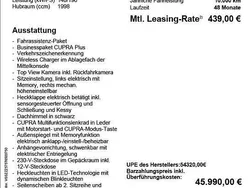 Schwarz Neu 2025 Cupra Ateca SUV | 45.990 € (Teuer)
