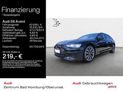 Brillantschwarz Gebraucht 2024 Audi S6 Ambiente Kombi | 62.890 € (Fairer Preis)
