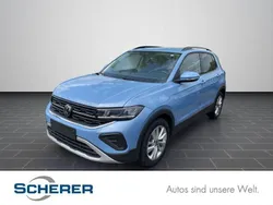 Clear blue metallic (metallic) Gebraucht 2024 VW T-Cross Life SUV | 20.400 € (Guter Preis)