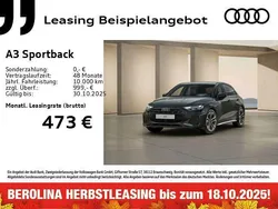 Grau Neu 2025 Audi A3 Sportback S-Line Limousine | 38.666 € (Fairer Preis)