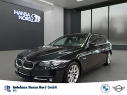Schwarz / saphirschwarz (metallic) Gebraucht 2017 BMW 520 Sport Line Kombi | 10.999 € (Guter Preis)