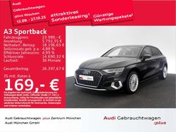 Brillantschwarz Gebraucht 2023 Audi A3 Advanced Plus Limousine | 23.989 € (Guter Preis)