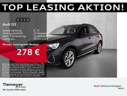 Mythosschwarz metallic Gebraucht 2024 Audi Q3 S-Line SUV | 39.290 € (Fairer Preis)