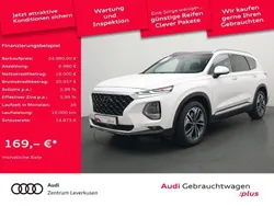 Cream white Gebraucht 2019 Hyundai Santa Fe Premium SUV | 25.988 € (Etwas zu teuer)