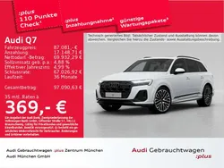 Gletscherweiß metallic Gebraucht 2024 Audi Q7 S-Line SUV | 87.081 € (Teuer)