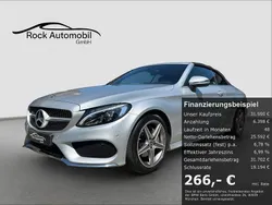 Silber Gebraucht 2018 Mercedes C180 AMG line Cabrio | 31.990 € (Fairer Preis)