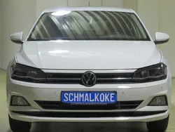 Pure white (metallic) Gebraucht 2021 VW Polo Highline Kleinwagen | 17.500 € (Fairer Preis)