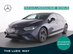 Metalliclack sodalithblau Gebraucht 2024 Mercedes EQE350 AMG Limousine | 53.485 € (Fairer Preis)