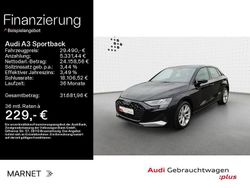 Mythosschwarz metallic Gebraucht 2024 Audi A3 Advanced Plus Limousine | 29.490 € (Fairer Preis)