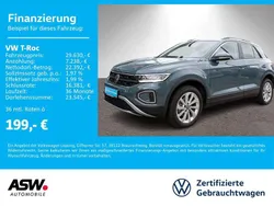 Petroleum blue metallic (metallic) Gebraucht 2024 VW T-Roc Life SUV | 28.960 € (Guter Preis)