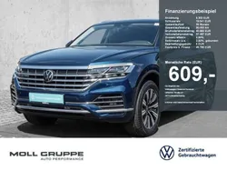 Aquamarinblau metallic Gebraucht 2021 VW Touareg Elegance SUV | 46.790 € (Fairer Preis)