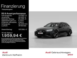 Mythosschwarz metallic Gebraucht 2023 Audi RS6 Performance Kombi | 113.980 €