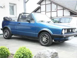 Blau Gebraucht 1986 VW Golf Cabriolet Cabrio | 7.000 €