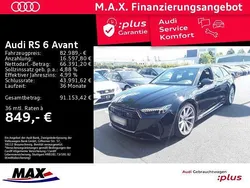 Mythosschwarz metallic Gebraucht 2022 Audi RS6 Ambiente Kombi | 82.989 € (Superpreis)