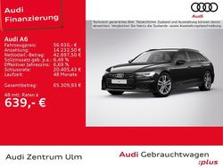 Mythosschwarz metallic Gebraucht 2025 Audi A6 S-Line Kombi | 56.930 € (Fairer Preis)