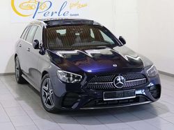 Nautikblau met. Gebraucht 2022 Mercedes E400 AMG line Kombi | 44.490 € (Superpreis)