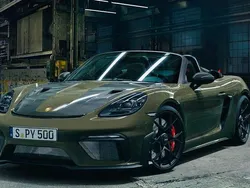 Grau Gebraucht 2024 Porsche Boxster Spyder Cabrio | 189.000 €