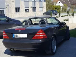 Schwarz Gebraucht 2002 Mercedes SLK200 AMG Cabrio | 2.390 € (Superpreis)