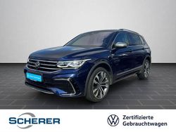 Atlantic blue metallic (metallic) Gebraucht 2022 VW Tiguan Allspace R-line SUV | 38.870 € (Etwas zu teuer)