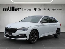 Moonweiß metallic (metallic) Gebraucht 2021 Skoda Scala Monte Carlo Kleinwagen | 21.990 € (Fairer Preis)