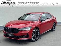 Rot Neu 2025 Skoda Superb SportLine Limousine | 53.790 € (Etwas zu teuer)