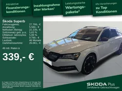 Moonweiß perleffekt met. Gebraucht 2021 Skoda Superb SportLine Kombi | 27.799 € (Fairer Preis)