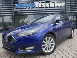 Indicblau metallic Gebraucht 2015 Ford Focus Titanium Kleinwagen | 7.900 € (Fairer Preis)