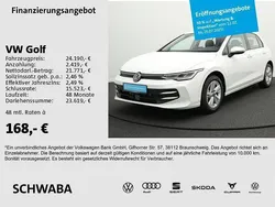 Pure white Gebraucht 2024 VW Golf VIII Life Limousine | 24.190 € (Guter Preis)