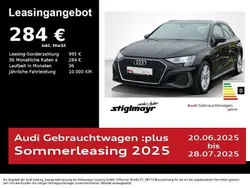 Schwarz Gebraucht 2024 Audi A3 Sportback S-Line Limousine | 34.410 € (Guter Preis)