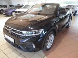 Schwarz Gebraucht 2023 VW T-Roc Cabriolet R-line Cabrio | 38.745 € (Teuer)