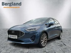 Lackierung metallic "chrome blue" blau Gebraucht 2023 Ford Fiesta Titanium Kleinwagen | 17.990 € (Guter Preis)