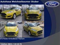 Gelb Gebraucht 2015 Ford Fiesta Titanium Kleinwagen | 8.900 € (Fairer Preis)