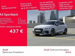 Weiß Gebraucht 2024 Audi A3 Sportback S-Line Limousine | 35.849 € (Fairer Preis)
