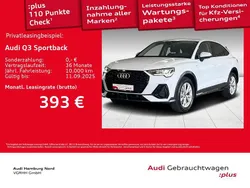 Weiß Gebraucht 2025 Audi Q3 Sportback S-Line SUV | 45.770 € (Fairer Preis)