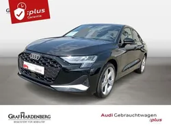 Mythosschwarz metallic Gebraucht 2024 Audi A3 Advanced Plus Limousine | 32.930 €