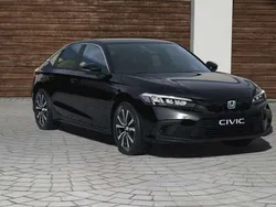 Crystal black (schwarz) Neu 2025 Honda Civic Elegance Limousine | 34.980 € (Fairer Preis)