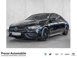 Schwarz Gebraucht 2021 Mercedes CLA200 AMG line Limousine | 30.850 € (Etwas zu teuer)
