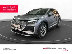 Grau (taifungrau metallic) Gebraucht 2023 Audi Q4 e-tron S-Line SUV | 36.880 € (Guter Preis)