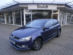 Heidelbeerblau, metallic Gebraucht 2016 VW Polo Allstar Kleinwagen | 9.320 € (Fairer Preis)