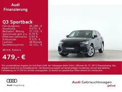 Mythosschwarz metallic Gebraucht 2023 Audi Q3 Sportback S-Line SUV | 34.670 € (Guter Preis)