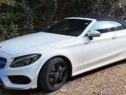 Weiß Gebraucht 2018 Mercedes C180 AMG line Cabrio | 22.999 € (Superpreis)