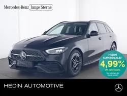 Schwarz Gebraucht 2024 Mercedes C180 AMG Kombi | 37.330 € (Fairer Preis)