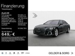Mythosschwarz metallic Gebraucht 2022 Audi A8L Ambiente Limousine | 55.990 € (Guter Preis)