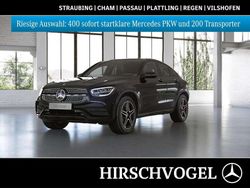 Metalliclack obsidianschwarz Gebraucht 2021 Mercedes GLC300e AMG line Coupé | 48.180 € (Etwas zu teuer)