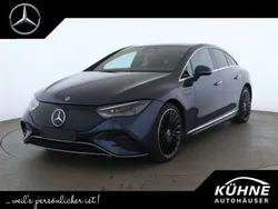 Blau, Gebraucht 2024 Mercedes EQE300 AMG Limousine | 46.950 € (Superpreis)