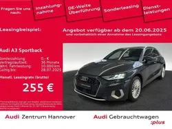 H1 manhattangrau metallic (metallic) Gebraucht 2024 Audi A3 Sportback Advanced Plus Limousine | 29.060 € (Superpreis)
