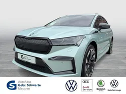 Silber Gebraucht 2022 Skoda Enyaq iV SportLine SUV | 33.950 € (Etwas zu teuer)
