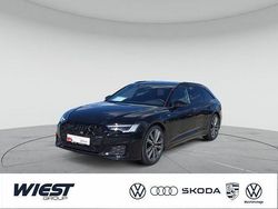 Mythosschwarz metallic Gebraucht 2024 Audi A6 S-Line Kombi | 55.999 € (Teuer)