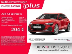 Rot Gebraucht 2024 Audi A3 Sportback S-Line Limousine | 32.755 € (Guter Preis)