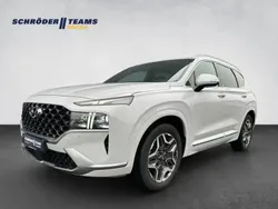 Glacier white Gebraucht 2021 Hyundai Santa Fe Signature SUV | 37.390 € (Teuer)